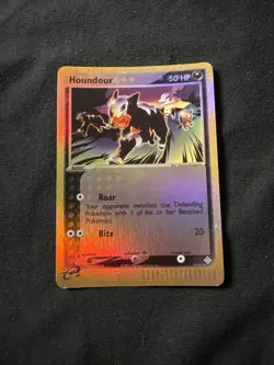 2003 Pokemon EX Dragon Houndour Reverse Foil 59/97 LP - Image 1