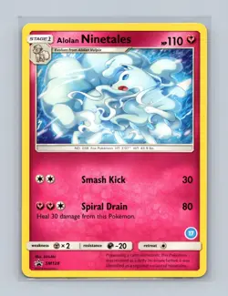 Alolan Ninetales - SM128 Promo Sun & Moon Promo Pokemon Lightly Played - Image 1