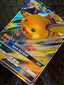 RAICHU GX SM213 ~ Pokemon TCG: Sun & Moon Black Star PROMO - Image 4