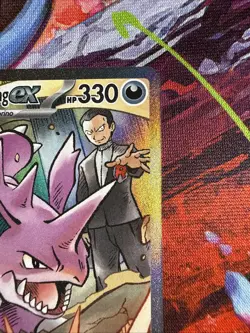 Team Rocket’s Nidoking Ex 233/182 Pokemon Destined Rivals Special Illustration - Image 3