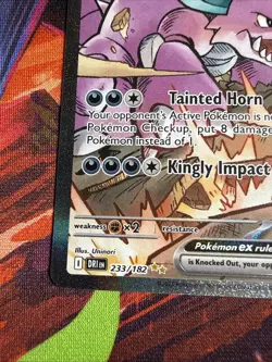 Team Rocket’s Nidoking Ex 233/182 Pokemon Destined Rivals Special Illustration - Image 4