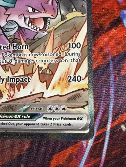 Team Rocket’s Nidoking Ex 233/182 Pokemon Destined Rivals Special Illustration - Image 5