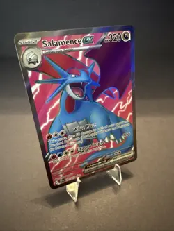 Pokemon Salamence EX Ultra Rare Holo Card 177/159 Sv09: Journey Together - Image 1