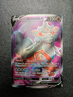 Pokemon TCG Hisuian Arcanine V 179/195 Silver Tempest Full Art Ultra Rare NM - Image 1