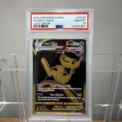 2022 Pokemon Mew VMAX (Secret) Tg30/Tg30 Full Art PSA 10 📈🔥 Lost Origins - Image 1