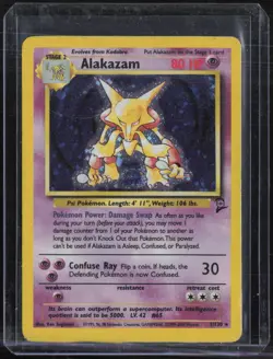 2000 Pokemon Base II #1 Alakazam - Image 1