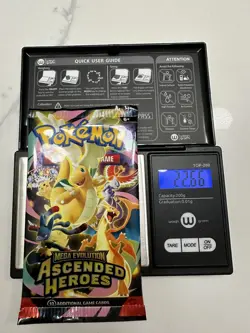 22.66g HEAVY Pokemon TCG: Mega Evolutions Ascended Hero’s Booster Pack! - Image 1