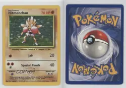 Hitmonchan Holo Pokemon Base Set #7 1999 - Image 3