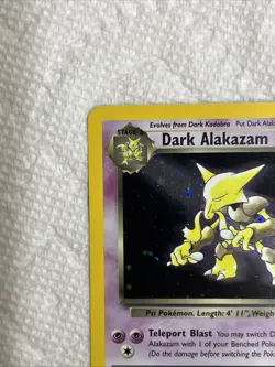 2000 Pokemon Team Rocket Dark Alakazam Holo 1/82 Free Shipping - Image 2