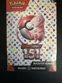 Pokemon TCG - 151 Scarlet and Violet Booster Bundle - New / Sealed - 6 Packs - Image 1