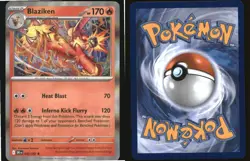 Blaziken 042/182 Rare Destined Rivals Pokemon Holo Near Mint - Image 3