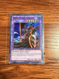 Dark Flare Knight DCR-EN017 Super Rare 25th Anniversary Near Mint - Image 1