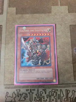 YUGIOH GILFORD THE LIGHTNING CT2-EN001 SECRET LIMITED ED NM - Image 1
