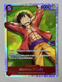 One Piece Monkey.D.Luffy ST21-014 - Starter Deck EX: Gear 5 SR Foil NM (1 Card) - Image 2