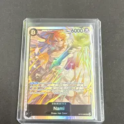 Nami One Piece CCG OP15-086 Holo Character Card 6000 Power - Image 1