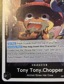 Tony Tony.Chopper OP15-085 Foil Rare Adventure On Kami's Island One Piece CCG - Image 4