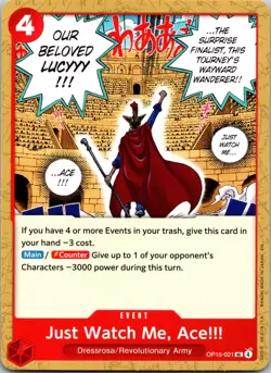 One Piece TCG - Just Watch Me, Ace!!! OP15-021 - NM - Image 1
