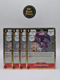 4x Distorted Future EB04-008 R Playset One Piece English - NM - Image 1