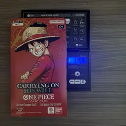 One Piece OP-13 CARRYING ON HIS WILL Sleeved Booster Pack - HEAVY - 37.58g - Image 1