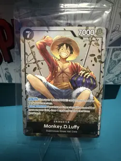 Monkey.D.Luffy Sealed Promo One Piece CCG Character Bandai - Image 1