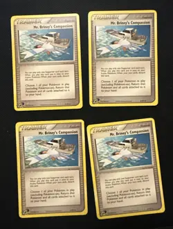 4x Mr. Briney’s Compassion 87/97 Pokemon Card EX Dragon - Image 1