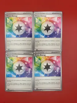 Prism Energy 086/086 Black Bolt Playset x4 Pokemon TCG Near Mint English - Image 1