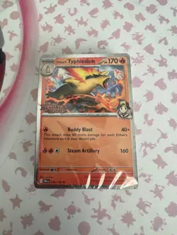 Pokemon TCG Destined Rivals Ethan's Typlosion Build and Battle Deck Sealed - Image 1