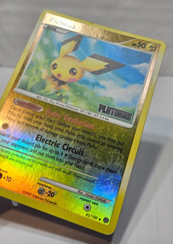 Pichu 45/100 Reverse Holo BK Burger King Promo Pokemon 7504 - Image 3