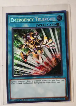 Yugioh! - Emergency Teleport - 1st E - Secret Rare -RA02-EN053 - 25'TH - NM/M - Image 1