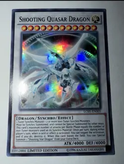 Yu-Gi-Oh Shooting Quasar Dragon Ultra Rare Limited Edition LC05-EN005 - Image 1