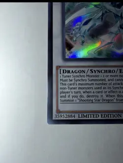 Yu-Gi-Oh Shooting Quasar Dragon Ultra Rare Limited Edition LC05-EN005 - Image 2