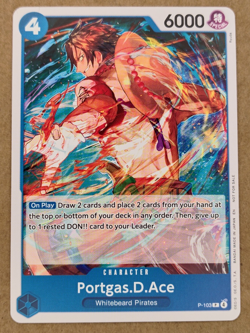Portgas.D.Ace P-103 Promo 2025 ENGLISH NM One Piece - Image 3