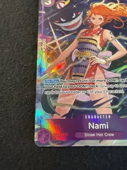 One Piece TCG Nami (Best Selection Vol. 4) Gengar Nami Foil Promo #OP09-070 NM - Image 4