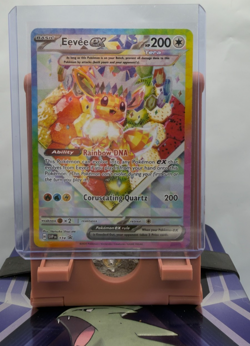 POKEMON EEVEE EX SCARLET AND VIOLET BLACK STAR PROMO #174 NM - Image 1
