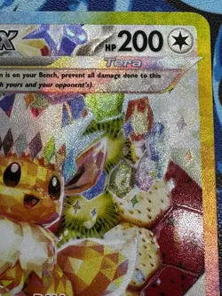 Eevee EX SVP 174 Prismatic Evolutions Black Star Promo Pokemon Card NM/LP - Image 4