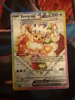 Pokemon TCG Eevee EX 174 Holo Promo Card Prismatic Evolutions - Image 1
