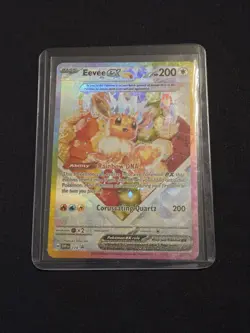 Eevee EX SVP 174 Prismatic Evolutions Black Star Promo Pokemon Card NM - Image 1