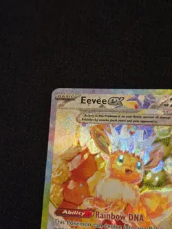 Eevee EX SVP 174 Prismatic Evolutions Black Star Promo Pokemon Card NM - Image 4