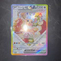Pokemon TCG Eevee EX 174 Holo Promo Card Prismatic Evolutions - Image 1