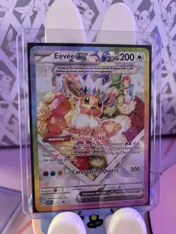 Pokemon TCG Eevee EX Black Star Promo #174 Prismatic Evolutions Card NM/M - Image 2