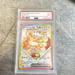 Pokemon Eevee ex 174 SV Promo Holo 200 HP PSA 9 Scarlet & Violet English - Image 1