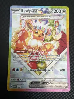 Pokemon TCG Eevee ex Scarlet & Violet Promo EX 174 Holo Full Art - Image 1