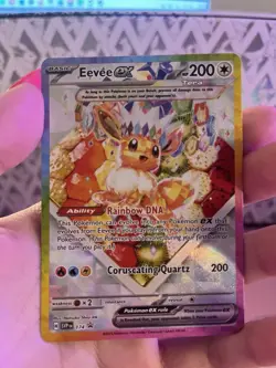 Pokemon TCG Eevee EX Black Star Promo #174 Prismatic Evolutions Card NM/M - Image 3