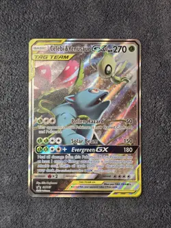 Celebi & Venusaur GX SM167 Black Star Promo 2019 Tag Team Pokemon TCG NM - Image 1