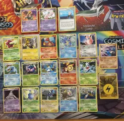 Vintage Pokemon Card Lot Holo Mew Charmeleon Giratina Blastoise Fire - Image 1