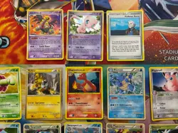 Vintage Pokemon Card Lot Holo Mew Charmeleon Giratina Blastoise Fire - Image 3