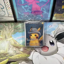 Pikachu with Grey Felt Hat VAN GOGH Sealed Promo Card - Image 1