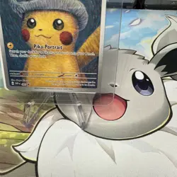Pikachu with Grey Felt Hat VAN GOGH Sealed Promo Card - Image 5