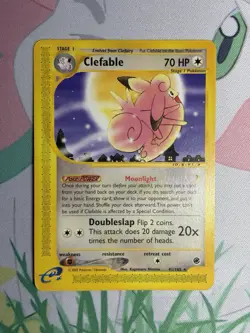 Clefable 41/165 Expedition Base 2003 Non Holo Rare E Reader Pokemon TCG Card MP - Image 2