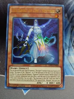 Yugioh The Agent of Life - Neptune Ultra Rare GFP2-EN008 1st Ed NM - Image 1